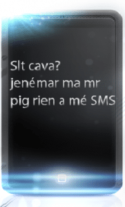 LANGAGE SMS