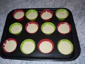 préparation muffins aux michoko