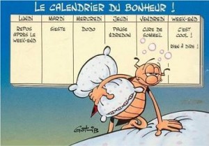 calendrier du bonheur