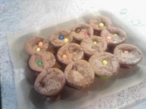 Préparation Muffins aux M&M'S