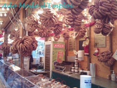 Chapelet de bretzels Marché de Noël de Strasbourg