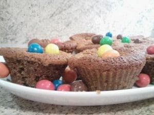 Muffins aux M&M's