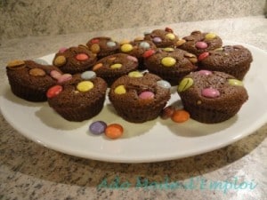 fondants chocolat aux mars et smarties