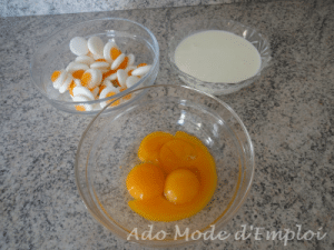 mousse aux bonbons œufs ingrédients